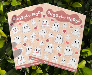 Ghostly Moods Sticker Sheets Ghostly Moods Sticker Sheets