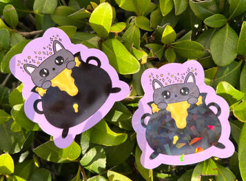 Cute Cat in a Cauldron Cute Cat in a Cauldron