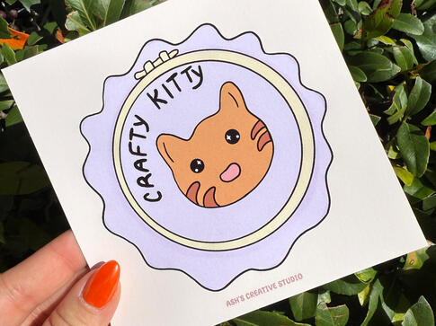 Crafty Kitty Print Crafty Kitty Print