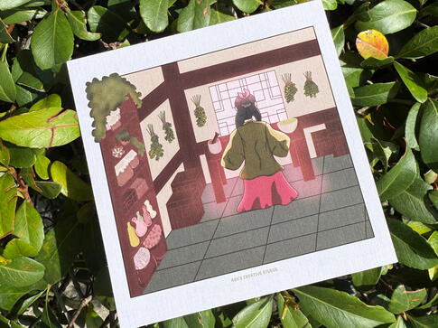 Apothecary Mao Mao Print Apothecary Mao Mao Print