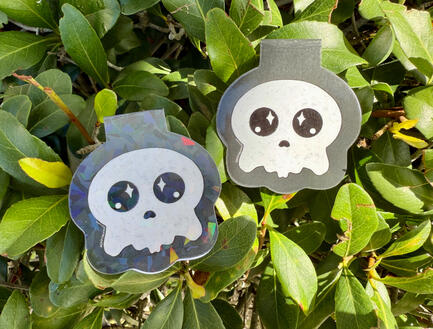 Cute Skull Magnetic Bookmark Cute Skull Magnetic Bookmark