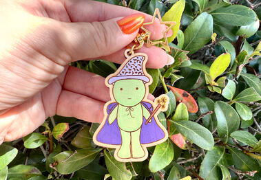 Smiski Wood Keychain Smiski Wood Keychain