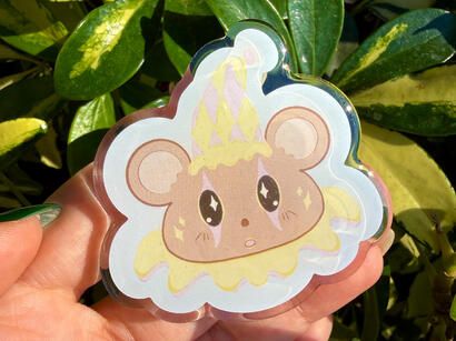 Beary Clowny Phone Grip