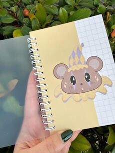 Beary Clowny A6 Notebook