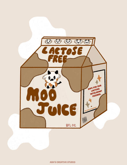 Moo Juice Print Moo Juice Print