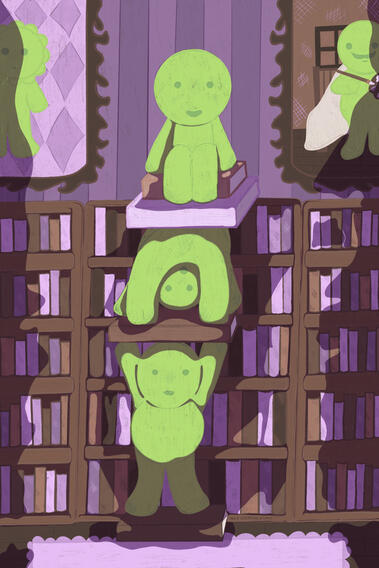 Smiskis at the Library Smiskis at the Library